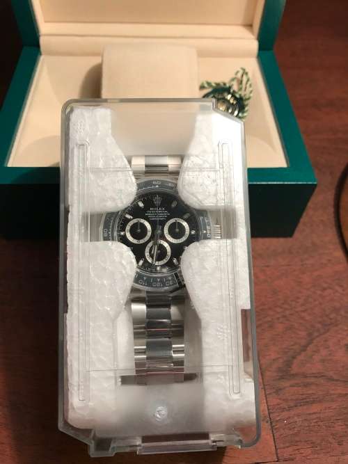 Rolex Cosmograph Daytona Stainless Steel Black Dial