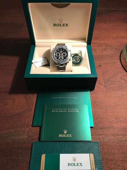Rolex Cosmograph Daytona Stainless Steel Black Dial