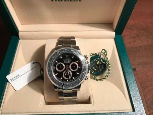 Rolex Cosmograph Daytona Stainless Steel Black Dial