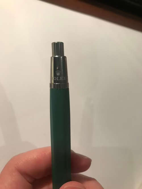 Rolex - Rare PEN, green finish + box ballpoint 100% ORIGINAL