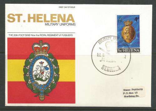 ST HELENA  - FDC - Military Uniforms