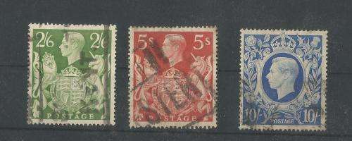 Start at R10 auction - Great Britain- King George VI - used stamps