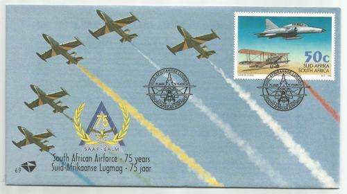 RSA FDC 6.9 - 75 Years since 1st Trans Africa Flight