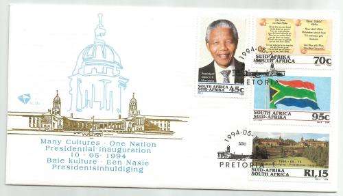 RSA FDC 6.3b - Presidential Inauguration 1994 Nelson Mandela