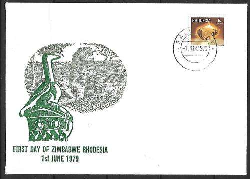 Rhodesia - Official first day off Rhodesia on 1 June 1979