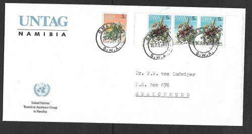 SWA - FDC - UNTAG in Namibia