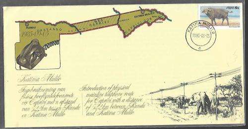 SWA - FDC - Introduction of mainline telephone route for Caprivi