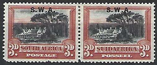 SWA. SACC 84 - London Pictorials -  pair mint hinged