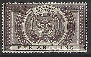 Oranje Vrystaat - SACC F3 -  1 Shilling - ** hinged