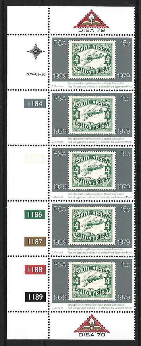 RSA - Control Blocks - SACC 460-Government Printing Works - **mint