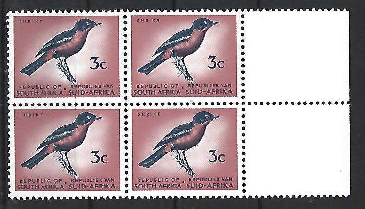 RSA - 3c - SACC 328b - Variety - White spot behind tree branch - **mint