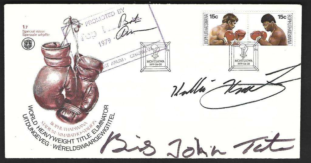 Bophuthatswana FDC 1.7- Heavyweight title fight-variety- signed