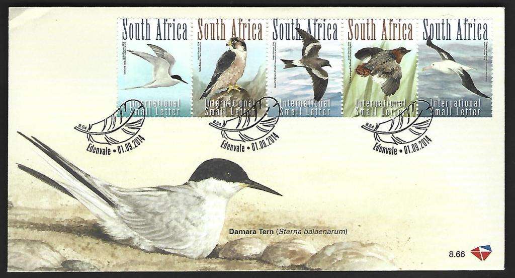 RSA FDC - 8.66 -Critically endangered Birds - Excellent condition
