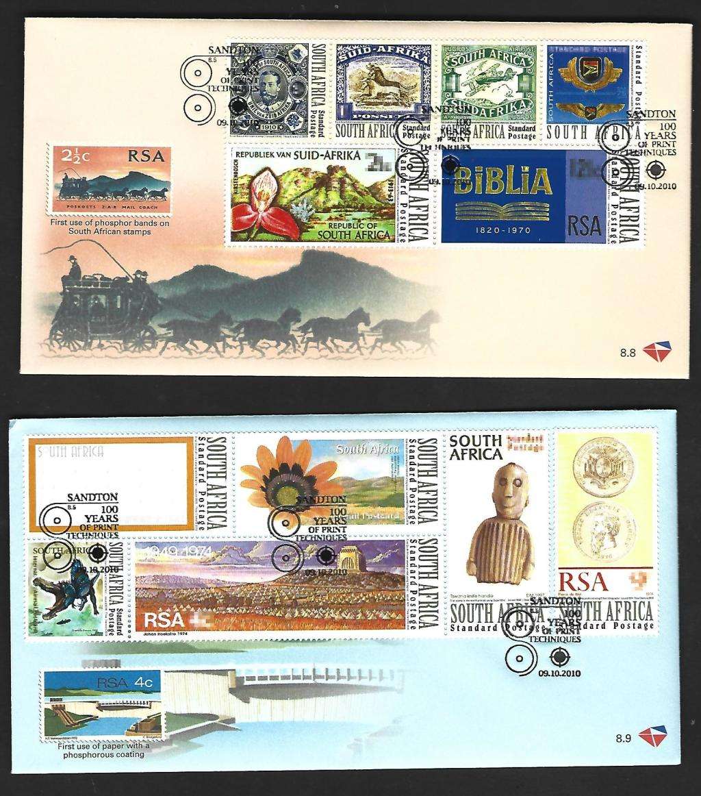 RSA FDC -  8.8 & 8.9 - World Post day - Excellent condition