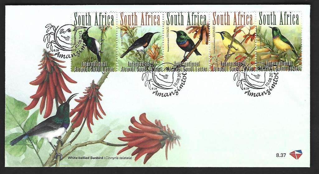 RSA FDC -  8.37 - SA Sunbirds - Excellent condition
