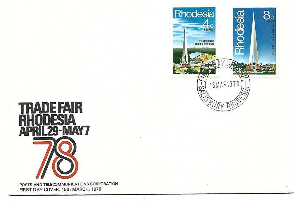 Rhodesia FDC - Trade Fair Bulawayo