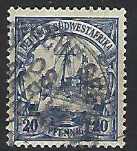 Deutsch-Sudwesafrika ( German South West Africa ) Kaiser Yacht - SACC 16