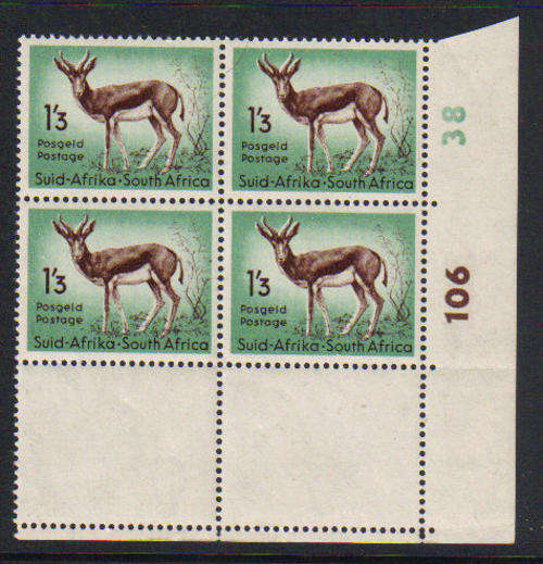 1954 Definitive issue- Sacc 159- **mint- Control block