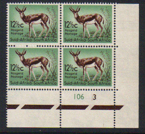 1961 Definitive issue- Sacc 193- **mint- Control block!