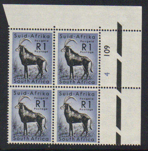 1961 Definitive issue- Sacc 196- **mint- Control block!!