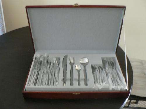 Tassy stainless steel cutlery set.