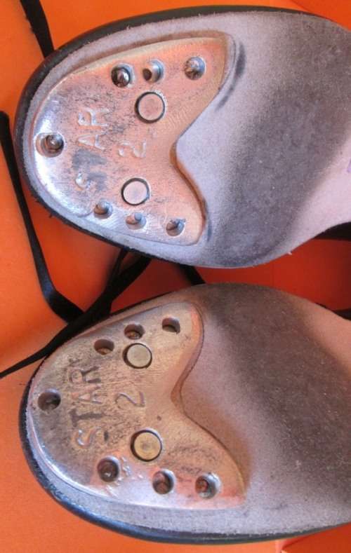 LADIES TAP DANCE SHOES SIZE 5 - HAND MADE BY DANCEWELL