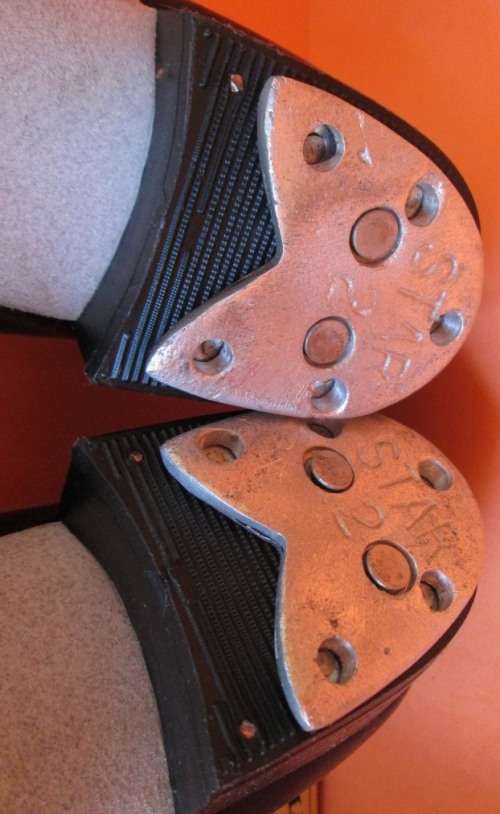 LADIES TAP DANCE SHOES SIZE 5 - HAND MADE BY DANCEWELL