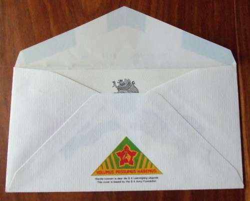 SA ARMY FIRST DAY COVER - SIGNED IN BLACK - No 3 INFANTRY TRAINING UNIT