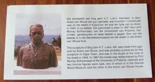 SIGNED SADF FIRST DAY COVER - No 3 PERMANENT FORCE