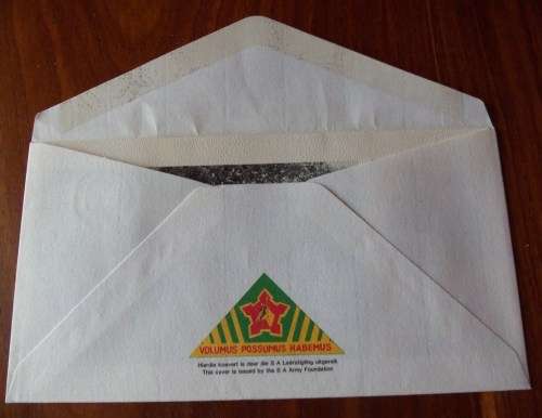 SIGNED SADF FIRST DAY COVER - No 5 SA CORPS OF MILITARY POLICE