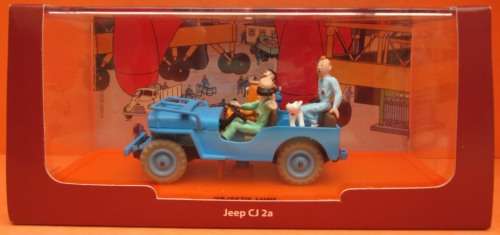 HERGE - TINTIN - DESTINATION MOON (OBJECTIF LUNE) - JEEP CJ 2a