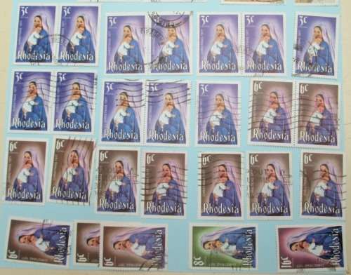 RHODESIA - USED STAMPS - CHRISTMAS 1977