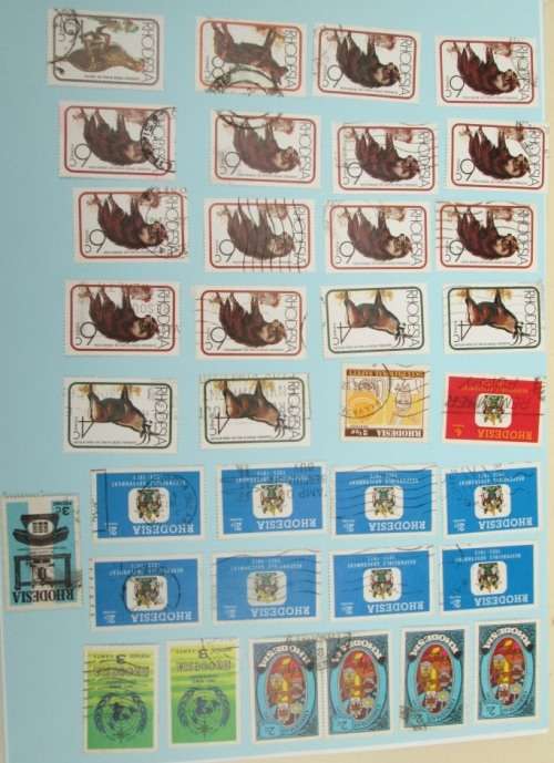 RHODESIA - VARIOUS USED STAMPS