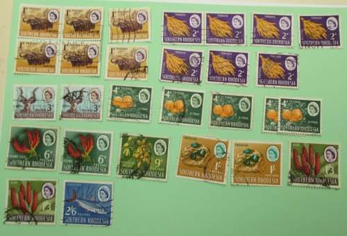 SOUTHERN RHODESIA - VARIOUS USED STAMPS