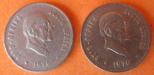 OLD NICKEL 20c COINS - 2 OFF