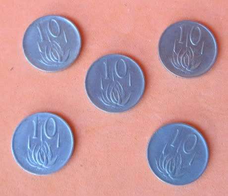 OLD NICKEL 10c COINS - 5 OFF