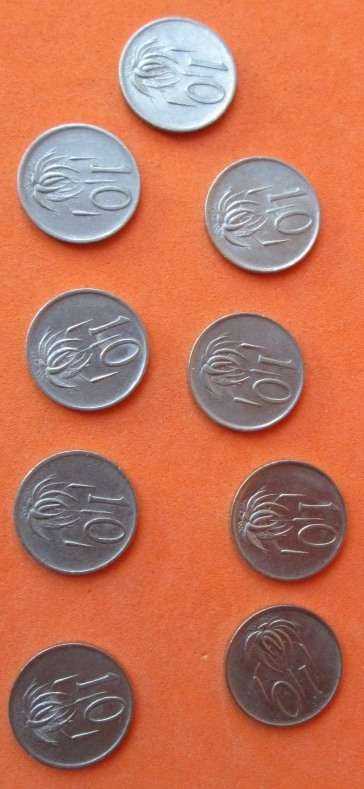 OLD NICKEL 10c COINS - 9 OFF