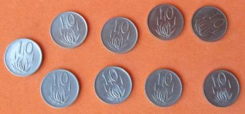 OLD NICKEL 10c COINS - 9 OFF