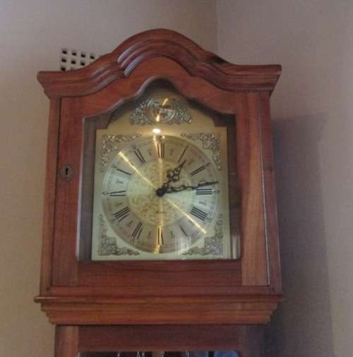BLACKWOOD GRANDFATHER CLOCK