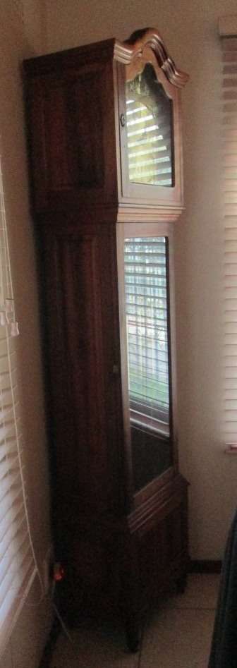 BLACKWOOD GRANDFATHER CLOCK