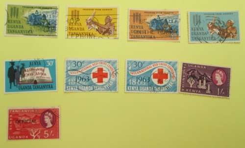 KENYA UGANDA TANGANYIKA - VARIOUS STAMPS - USED