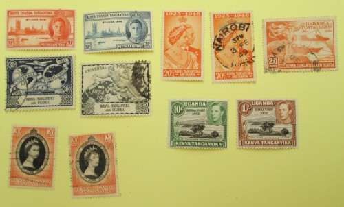 KENYA UGANDA TANGANYIKA - VARIOUS STAMPS - USED AND UNUSED
