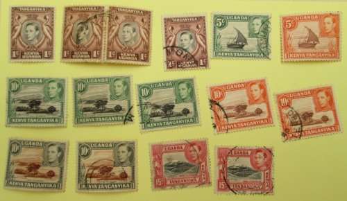 KENYA UGANDA TANGANYIKA - VARIOUS STAMPS - USED AND UNUSED