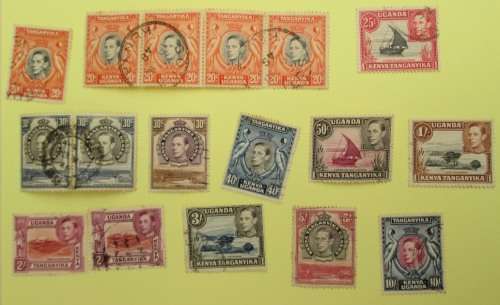 KENYA UGANDA TANGANYIKA - VARIOUS STAMPS - USED