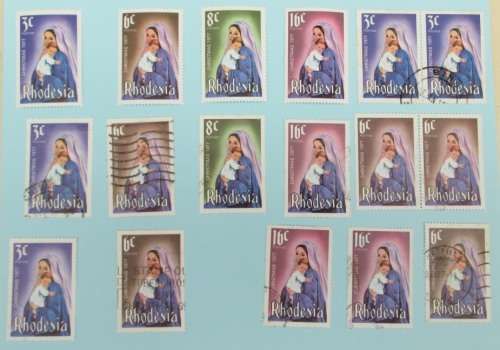 RHODESIA - VARIOUS STAMPS - USED AND UNUSED