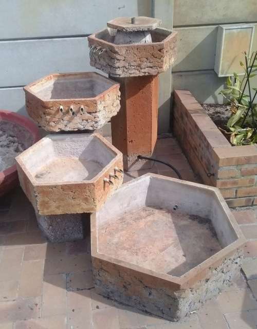 4 TIER WATER FEATURE