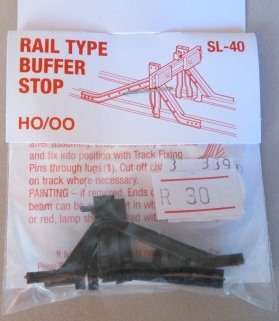 HO SCALE - SL-40 RAIL TYPE BUFFER STOP - PECO STREAMLINE
