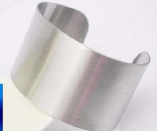 Brushed Stainless Steel cuff bracelet