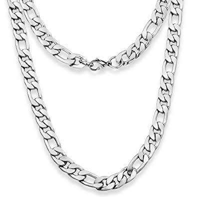 Figaro Stainless Steel Chain - 9mm - 55cm