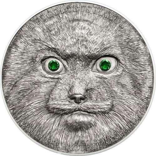 MONGOLIA 500 TUGRIK 2014 MANUL SILVER CLAD STEEL